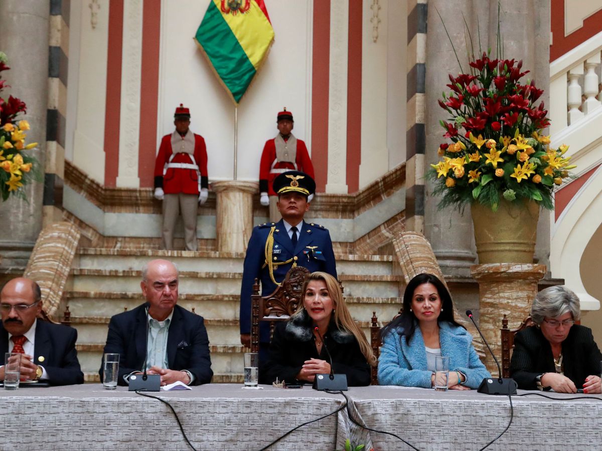 Foto: El Gobierno 'de facto' en Bolivia, encabezado por Jeanine Añez. (Reuters)