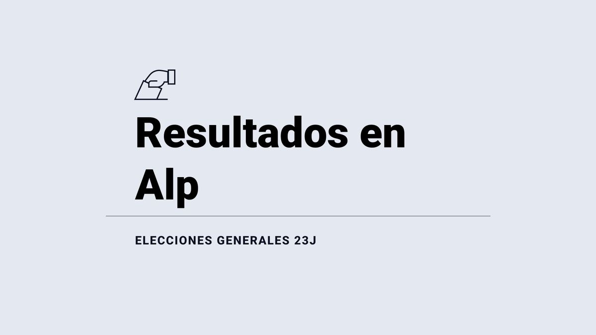 Votos, escaños, escrutinio y ganador en Alp: resultados de las elecciones generales del 23 de julio del 2023