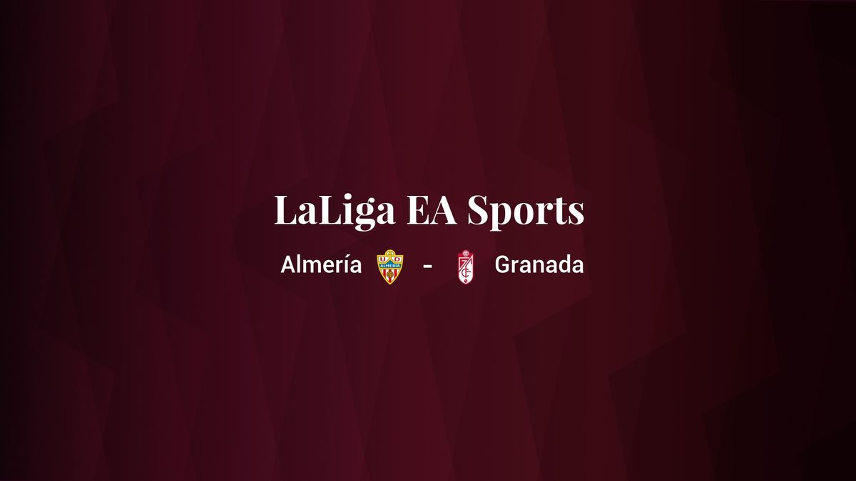 Almería - Granada: resumen, resultado y estadísticas del partido de Primera División