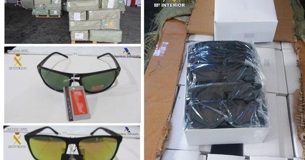 Foto: Intervenidas en el puerto de Melilla 56.000 gafas falsificadas (Efe)