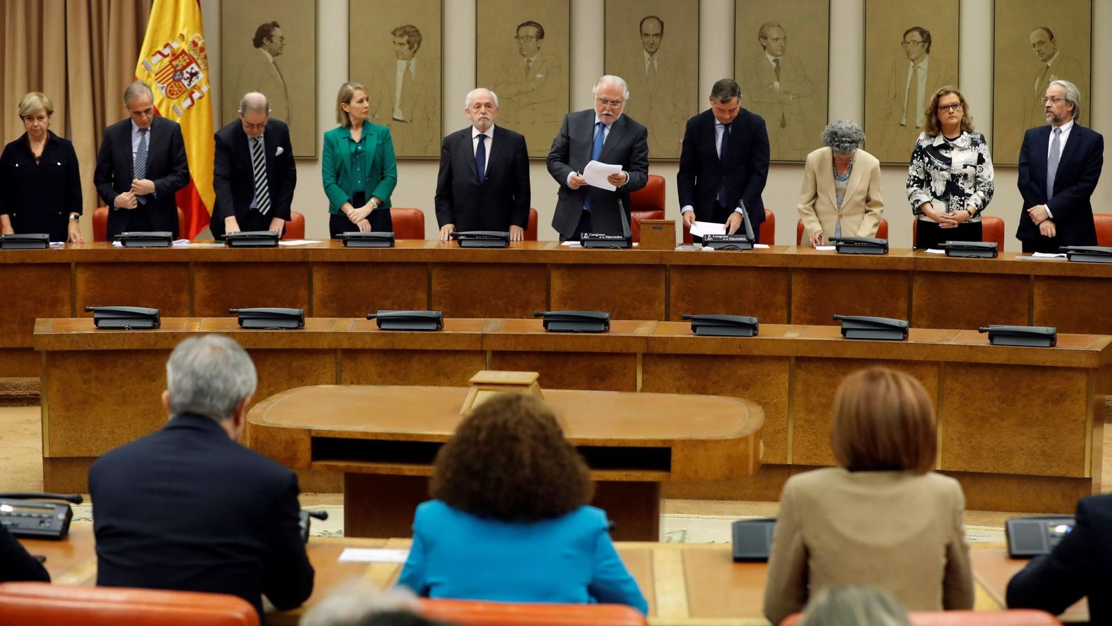Foto: La Junta Electoral Central vigila el acatamiento de la Constitución de los eurodiputados. (EFE)
