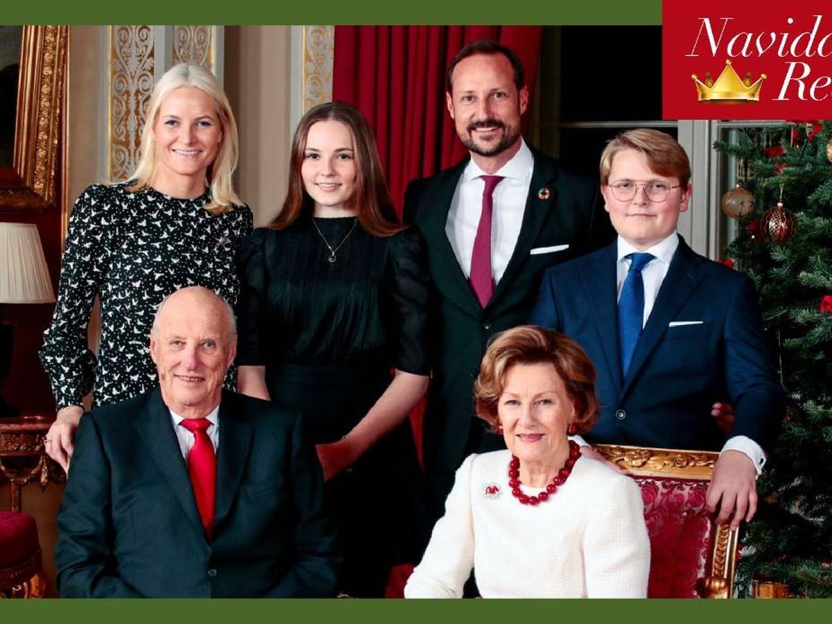 Foto: Felicitación de Navidad de la familia real noruega. (Casa Real)