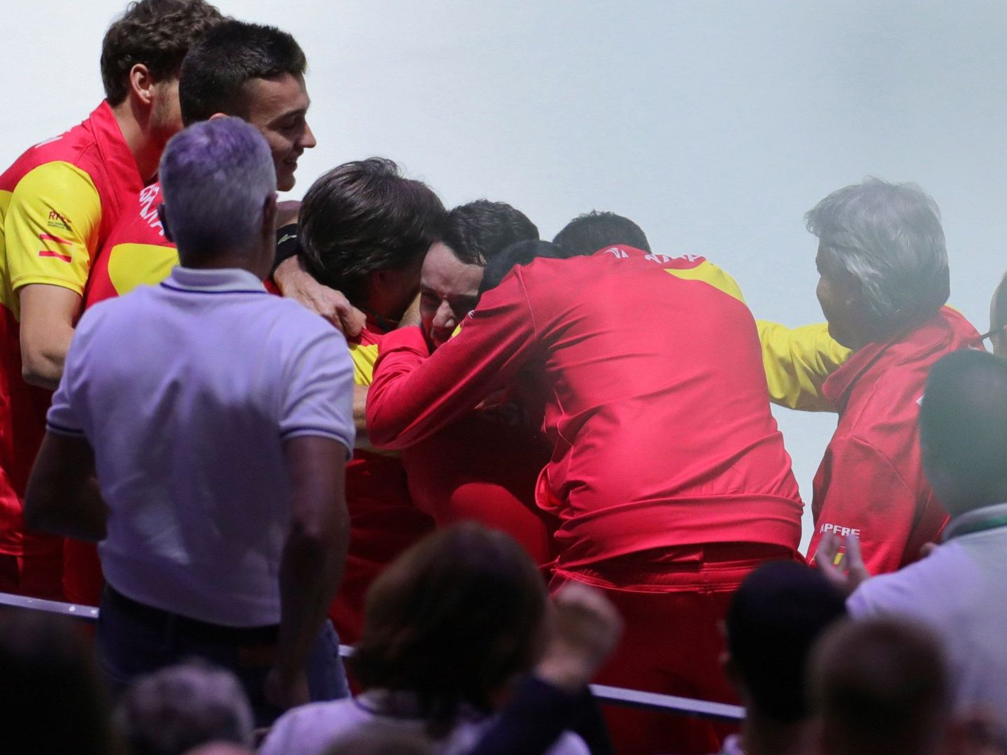 Roberto Bautista ganó el primer partido de la final de la Copa Davis entre España y Canadá. (EFE)