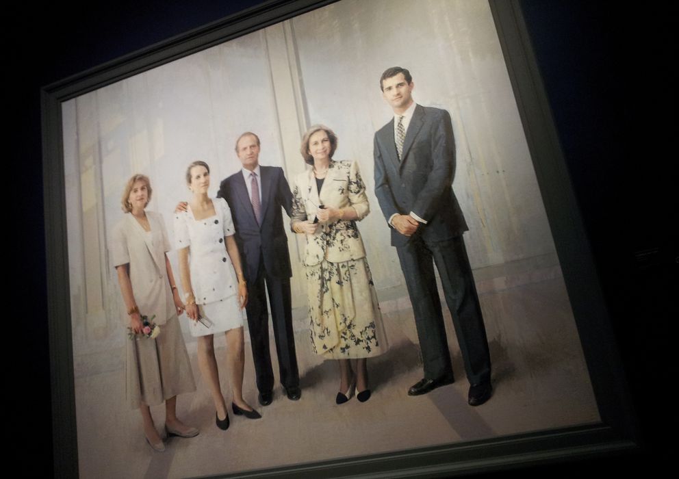 Foto: El retrato de la Familia Real de Antonio López por fin sale a la luz (P.H.Riaño)