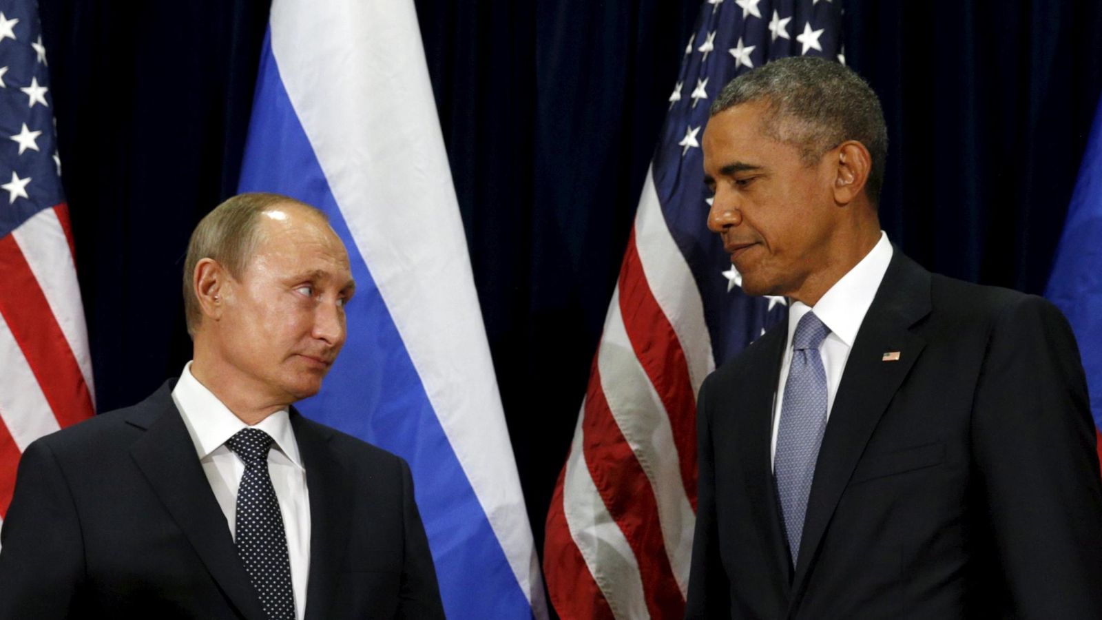 Foto: Barack Obama & Vladimir Putin - New York. REUTERS / Kevin Lamarque