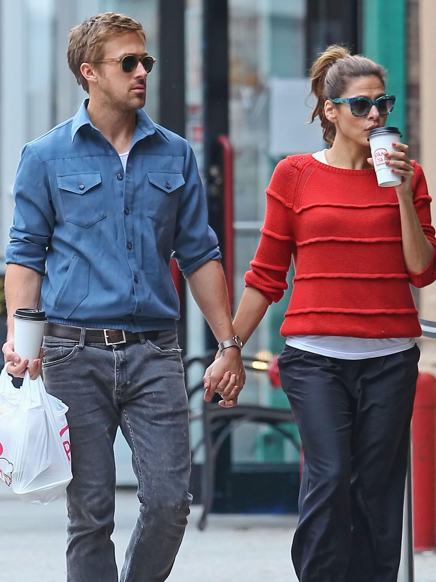 Eva Mendes y Ryan Gosling, en una imagen de archivo. (Gtres)