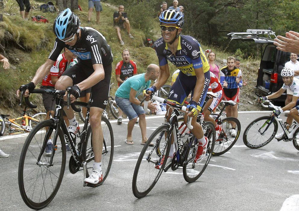 Foto: Froome y Contador son los grandes favoritos (Efe)