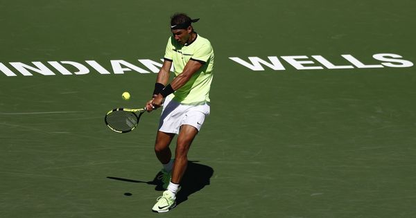 Foto: Nadal, en Indian Wells. (EFE) 
