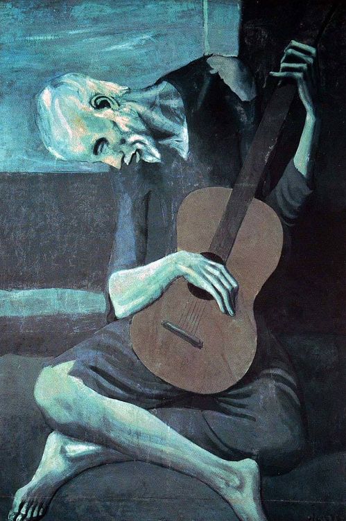 'El viejo guitarrista ciego', obra de Pablo Picasso.
