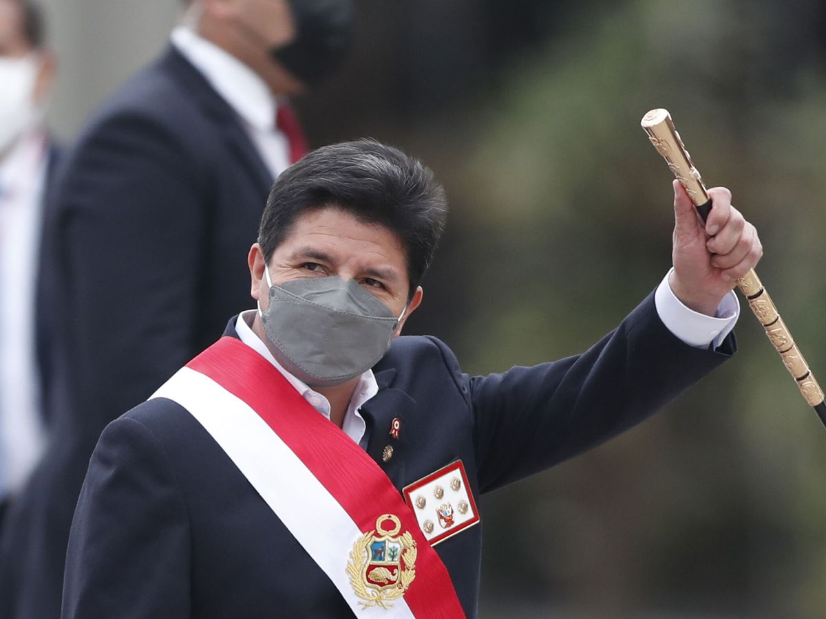 Foto:  El presidente peruano Pedro Castillo, el pasado 29 de julio. (EFE/Paolo Aguilar)