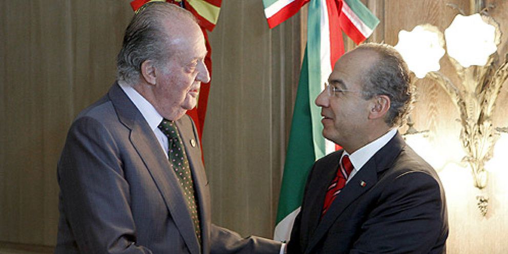Foto: El Rey tercia ante el presidente de México para arreglar el conflicto entre Repsol y Pemex