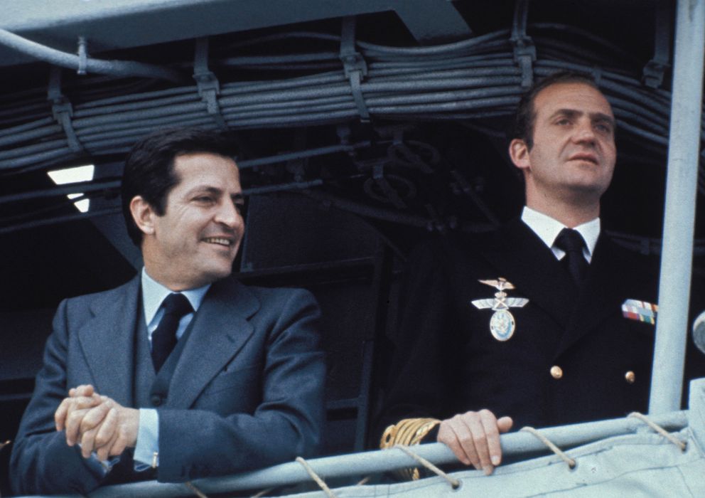 Foto: Adolfo Suárez con el rey Juan Carlos. (EFE)