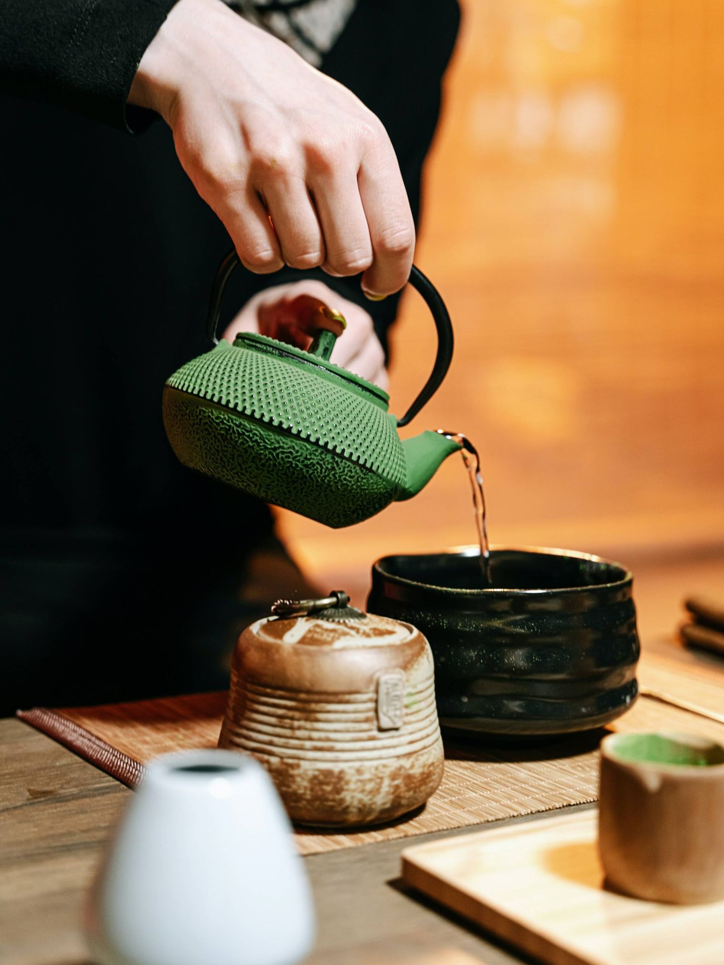 Ceremonia japonesa del té. (Pexels/Ivan Samkov)