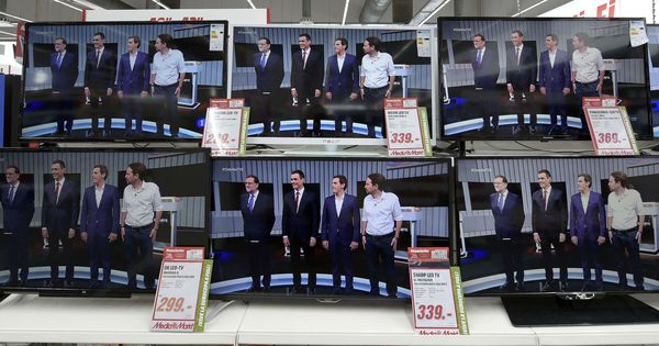 Foto: Mariano Rajoy, Pedro Sánchez, Albert Rivera y Pablo Iglesias, en el debate electoral del 13 de junio de 2016. (Reuters)