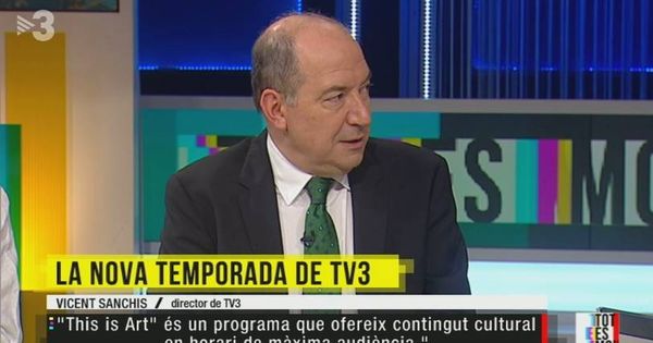 Foto: El director de TV3, Vicent Sanchis, en 'Tot es mou'. (CCMA).