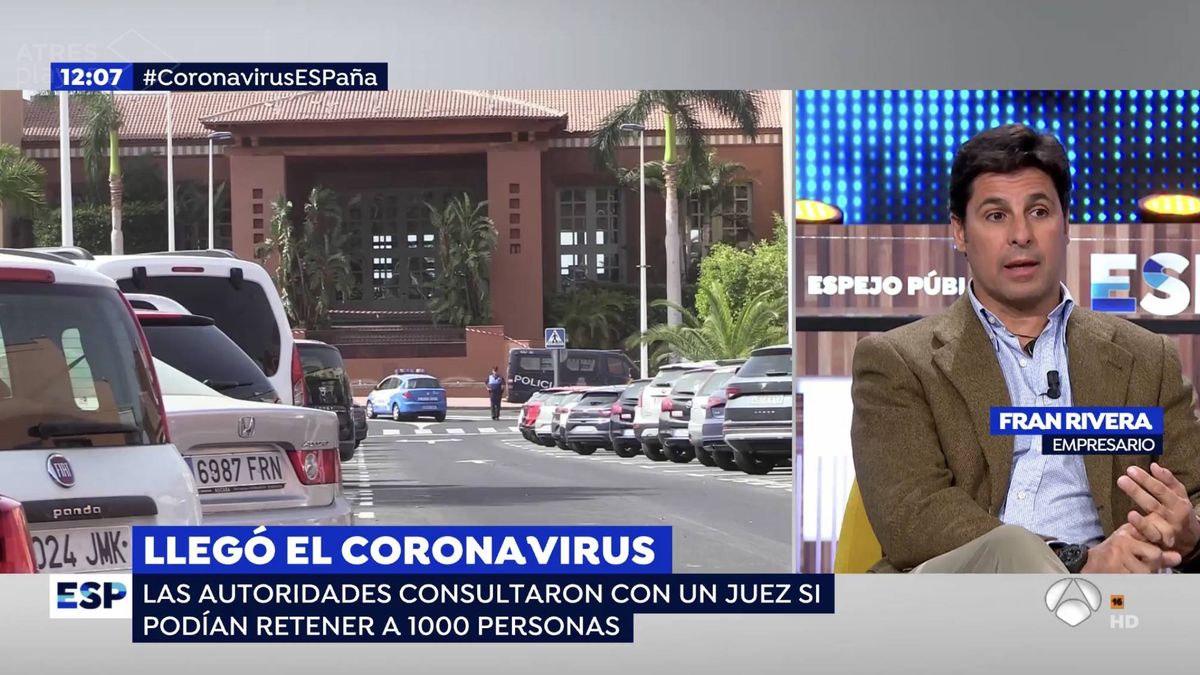 Críticas a Fran Rivera por sembrar el terror sobre el coronavirus desde 'Espejo público'
