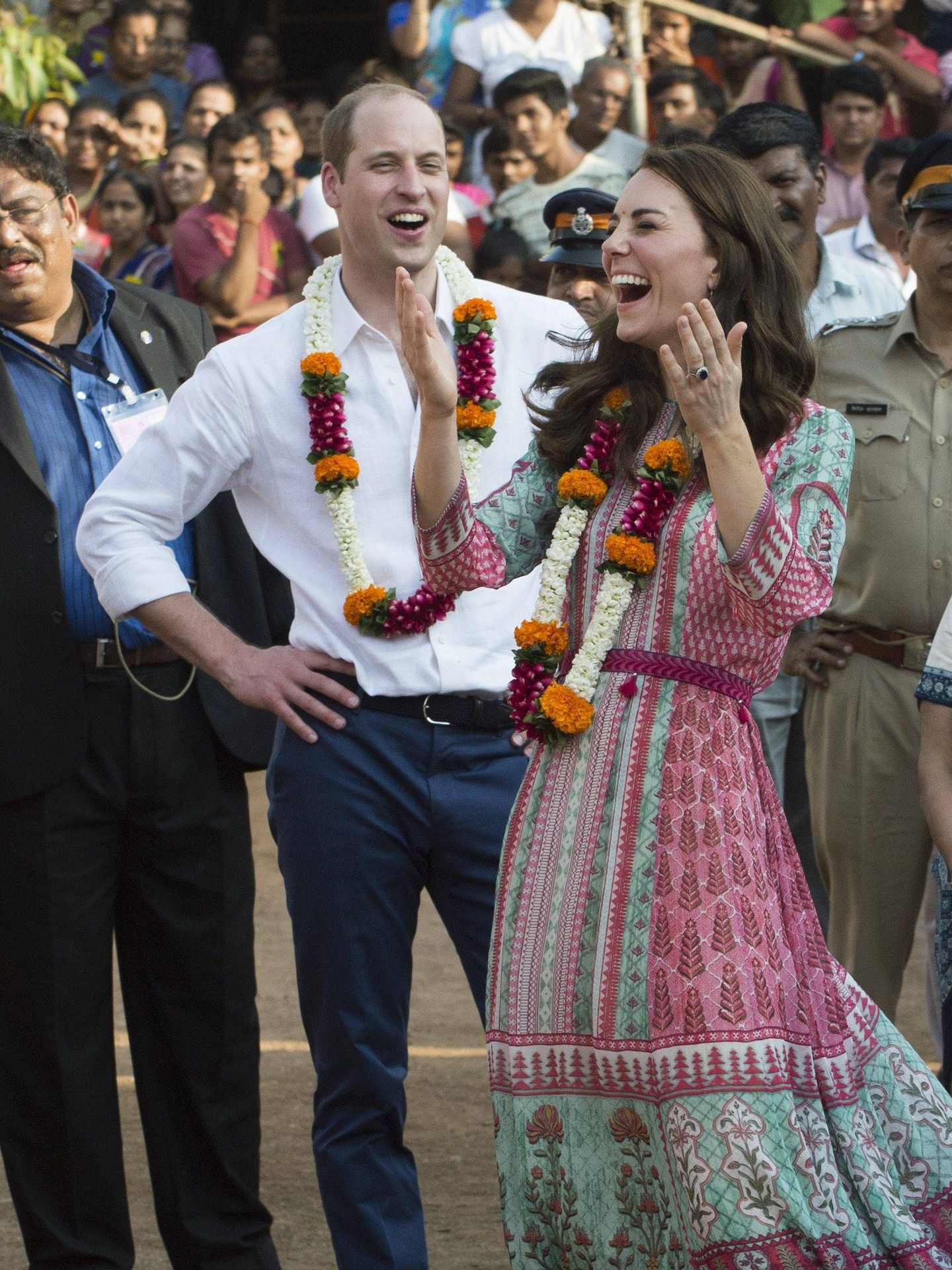 Guillermo y Kate, durante una visita oficial a la India. (Cordon Press)