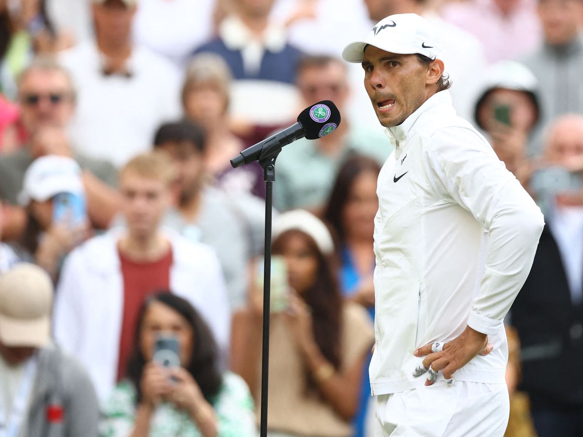 Foto: Rafa Nadal en su última experiencia en Wimbledon. (Reuters/Hannah Mckay)
