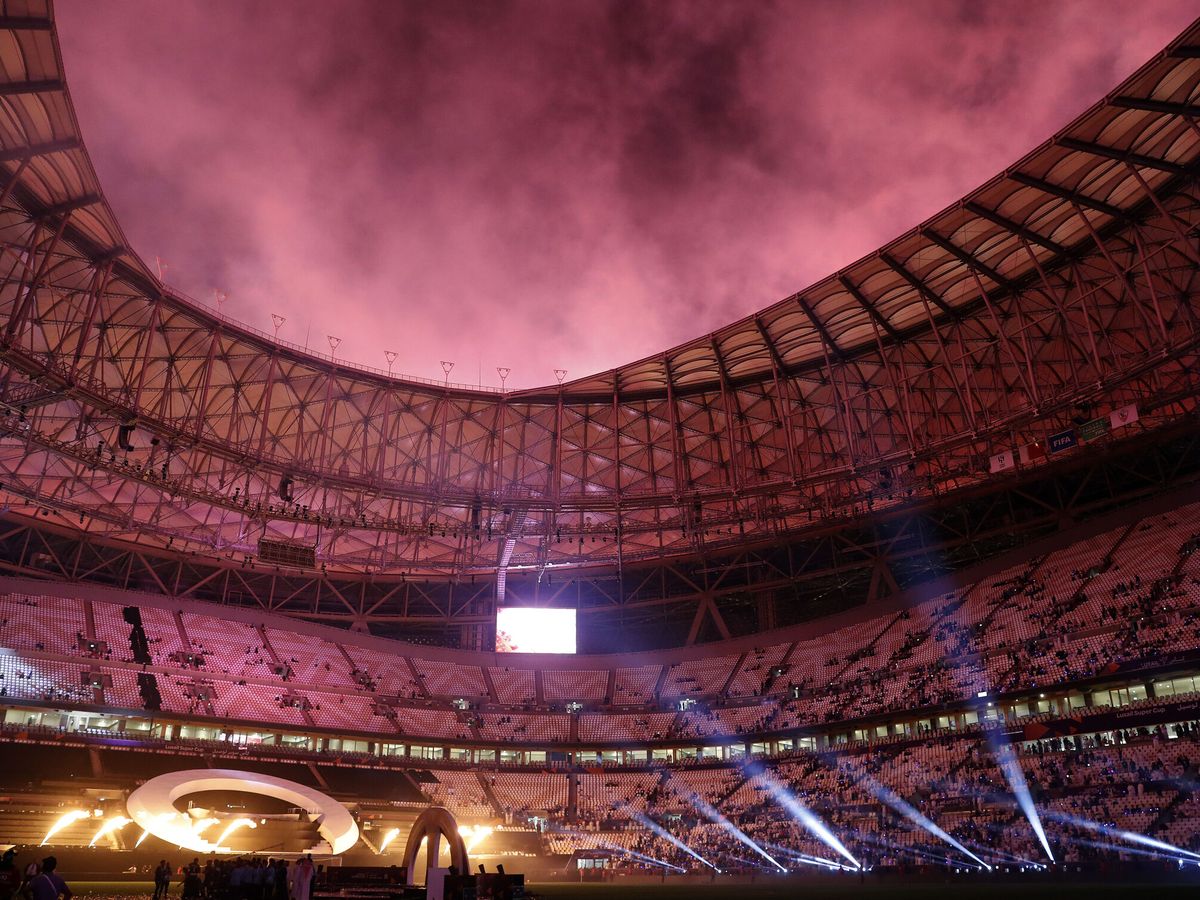 Foto: Vista del Estadio de Lusail que acogerá la final del Mundial de Catar 2022. (EFE/Alberto Estévez)