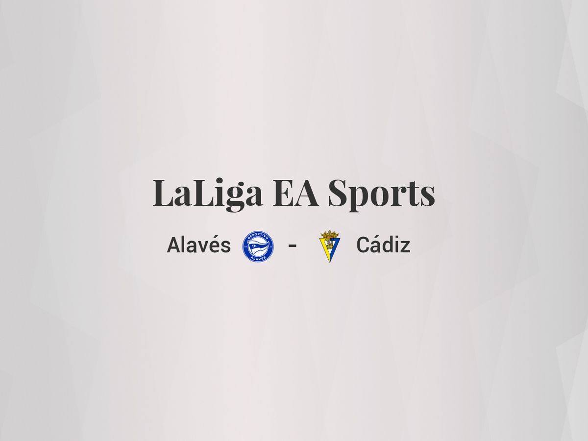 Foto: Resultados Deportivo Alavés - Cádiz de LaLiga EA Sports (C.C./Diseño EC)