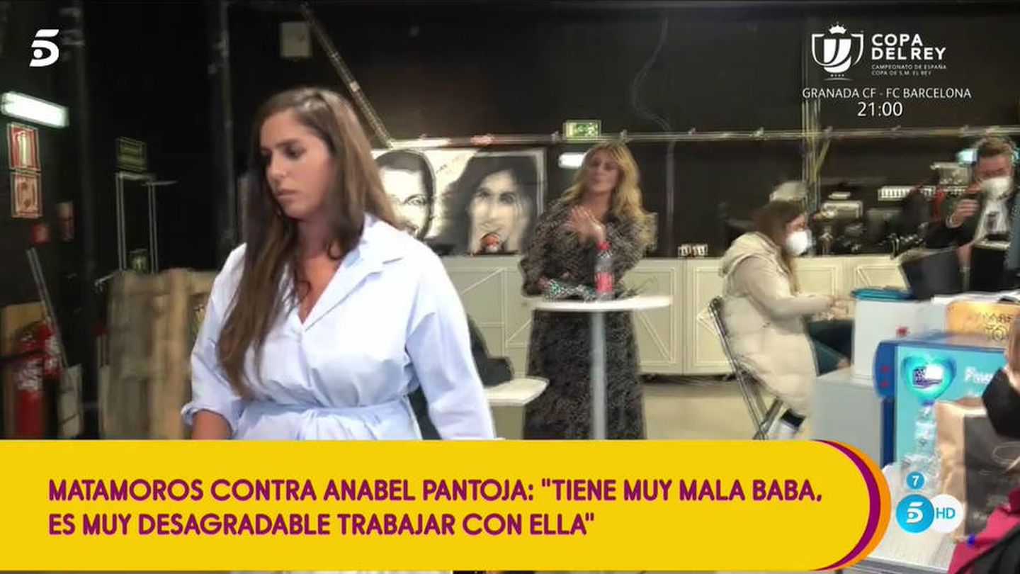 Anabel Pantoja, en 'Sálvame'. (Telecinco)
