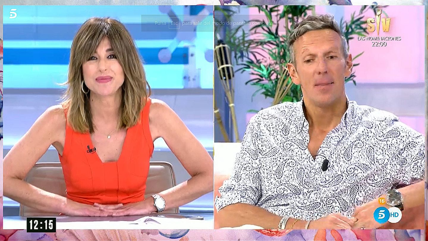 Ana Terradillos y Joaquín Prat, en 'El programa de AR'. (Telecinco)