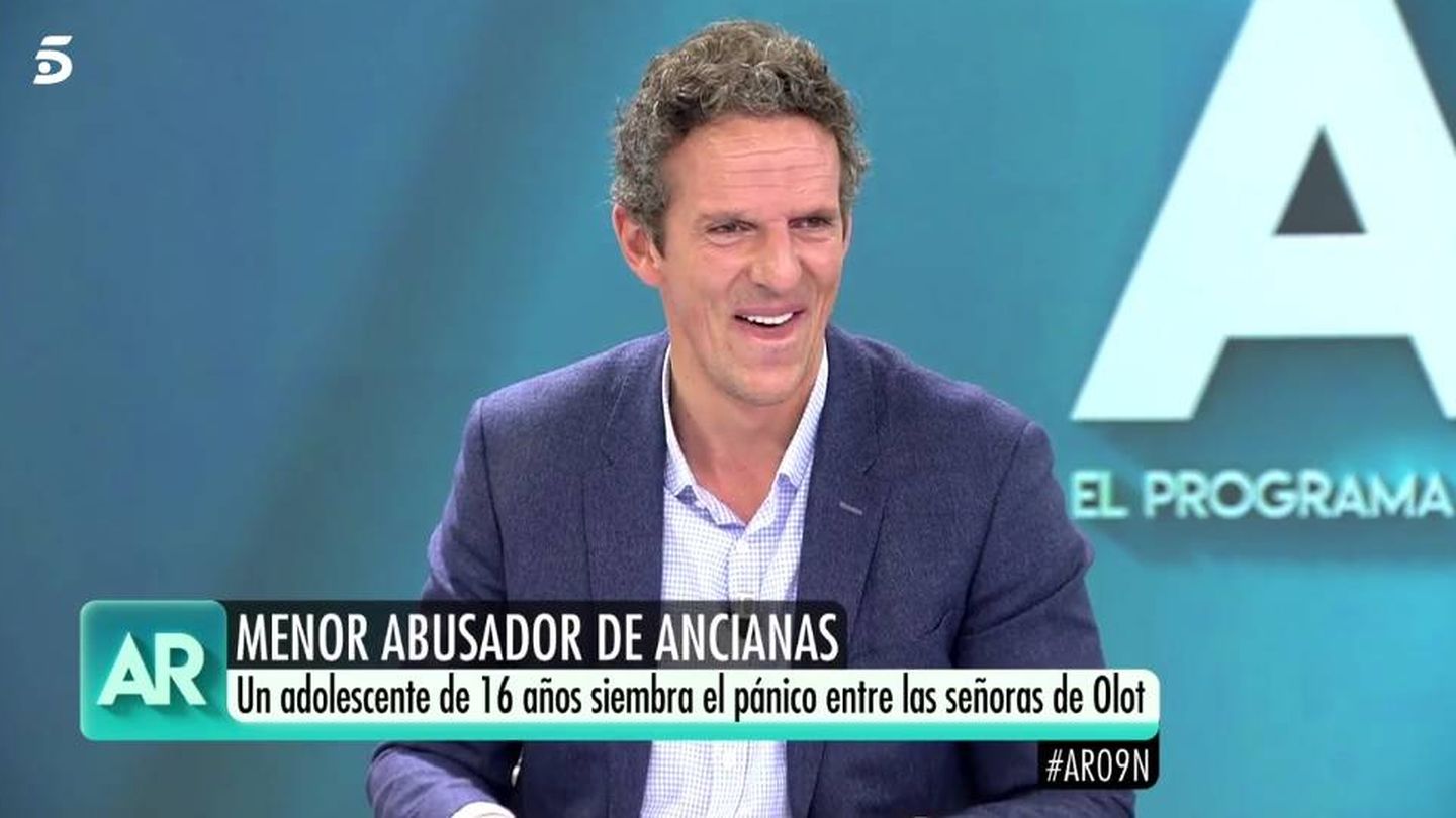Joaquín Prat Sandberg, en 'El programa de Ana Rosa'. (Mediaset).