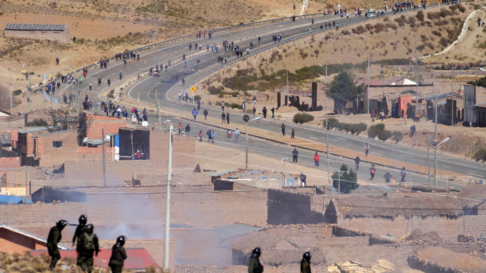 Foto: Protesta minera en Bolivia. (Reuters)
