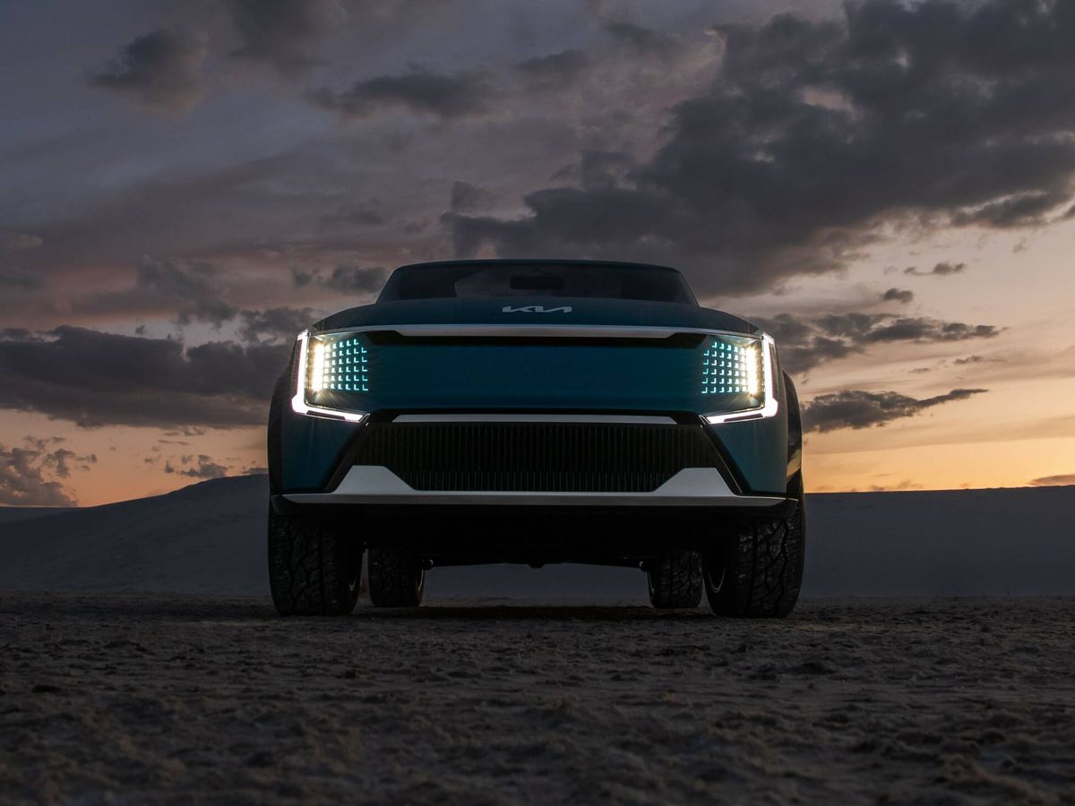 Foto: El EV9 Concept avanza un futuro SUV eléctrico de gran tamaño. (Kia)
