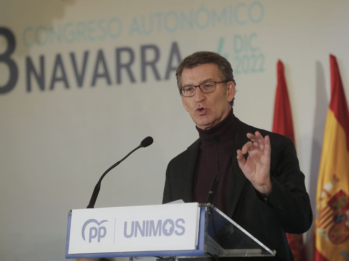 Foto: El presidente del PP, Alberto Núñez Feijóo. (EFE/Villar López)