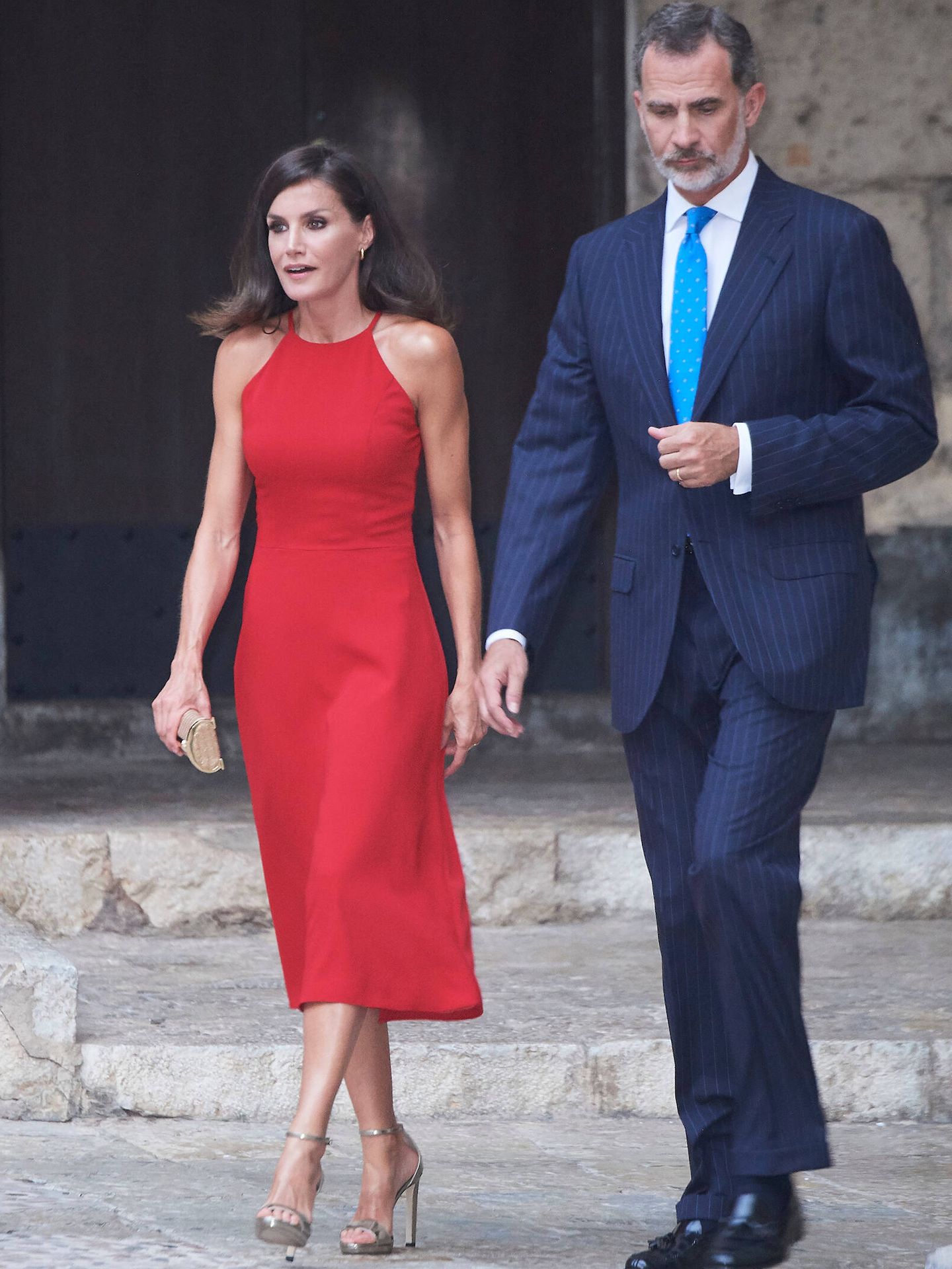 Los reyes Felipe y Letizia, en el palacio de la Almudaina en 2019. (Limited Pictures)