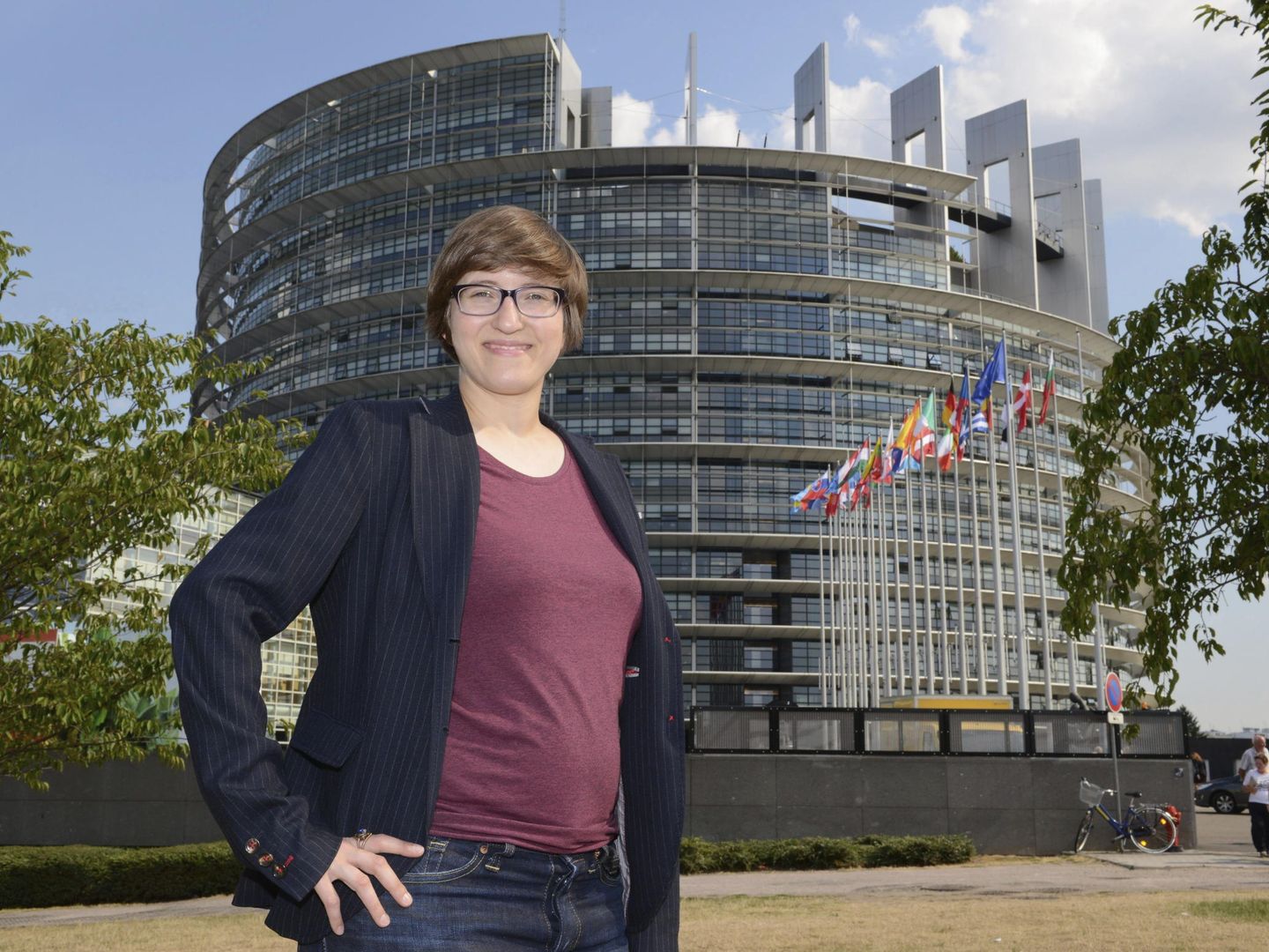 La europarlamentaria alemana Julia Reda (Efe)