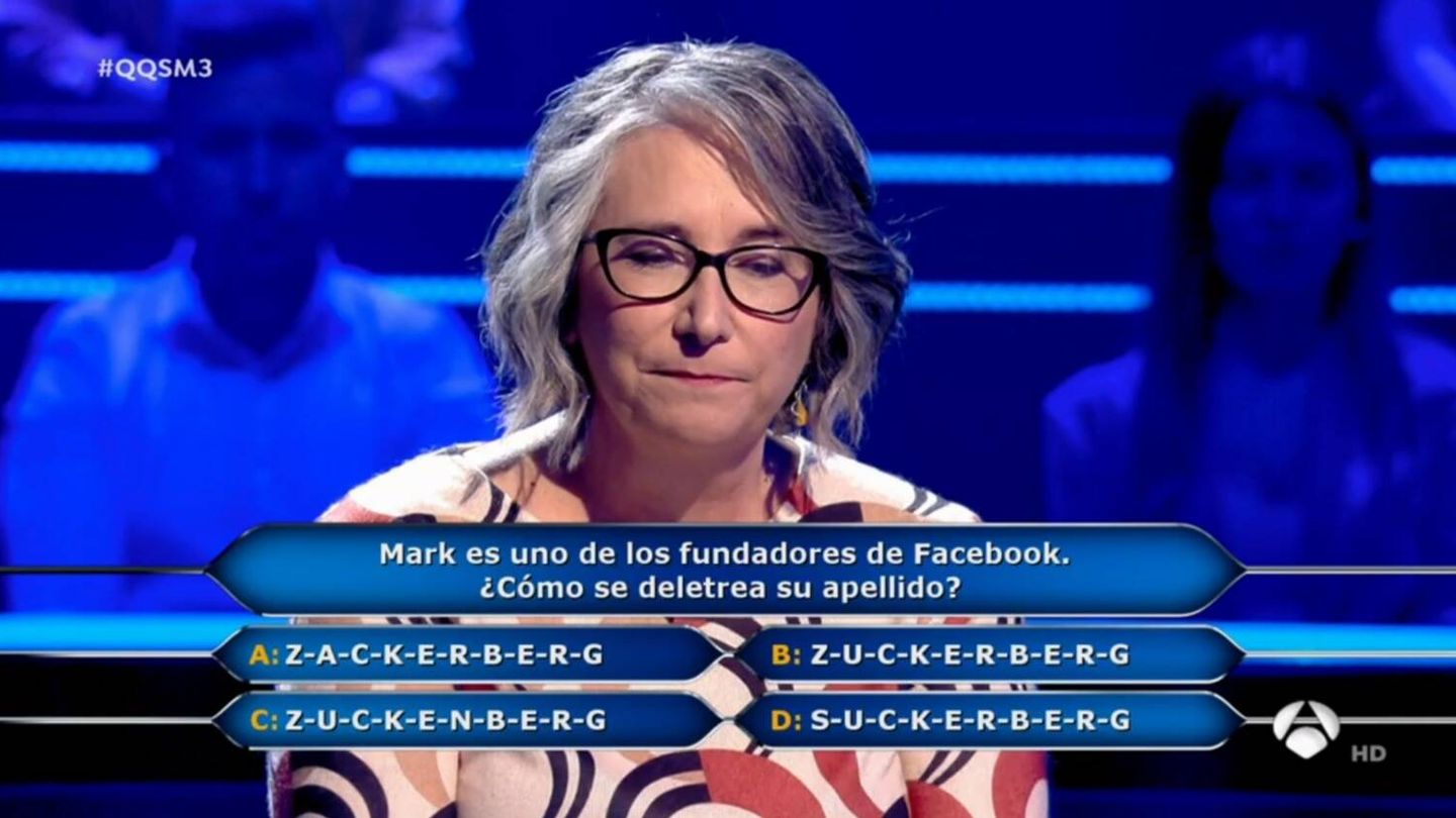 María José, concursante de 'El millonario'. (Atresmedia Televisión)