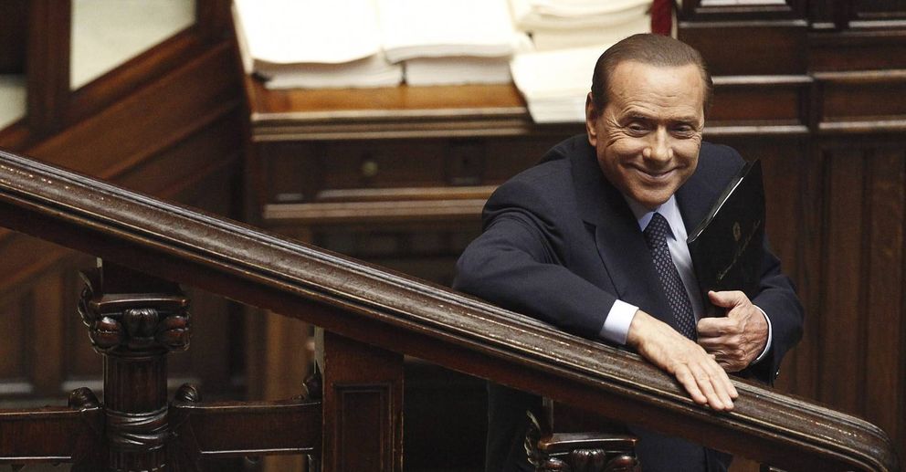 Berlusconi en la cámara de los diputados