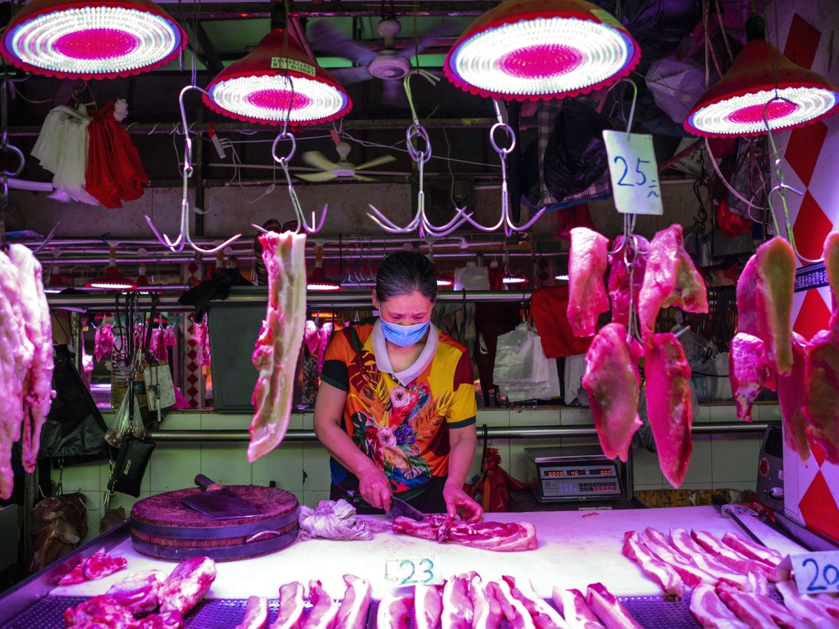 Foto: Un mercado en la ciudad de Guangzhou, en China. (EFE)