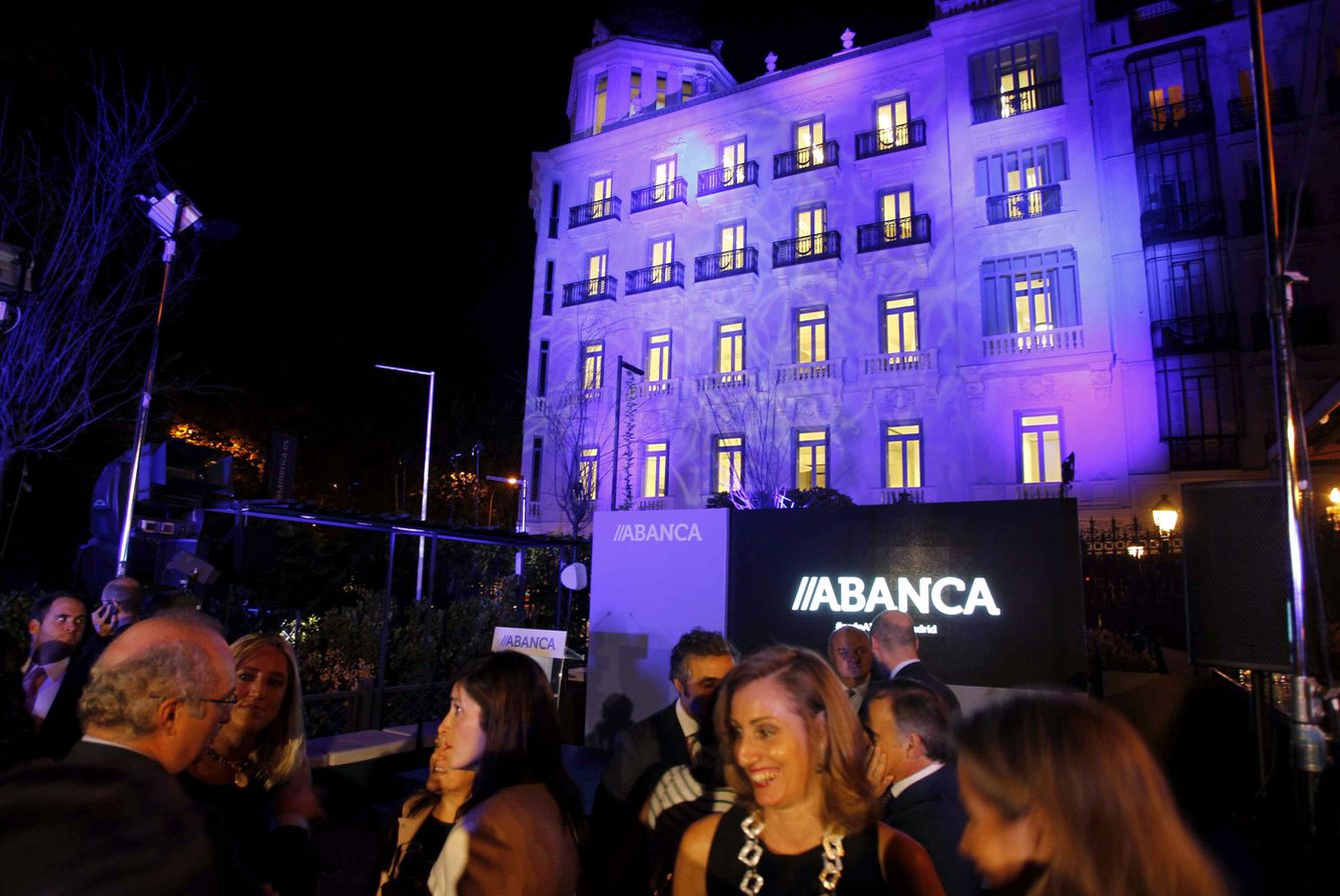 Inauguración de la sede de Abanca en Madrid. (EFE)