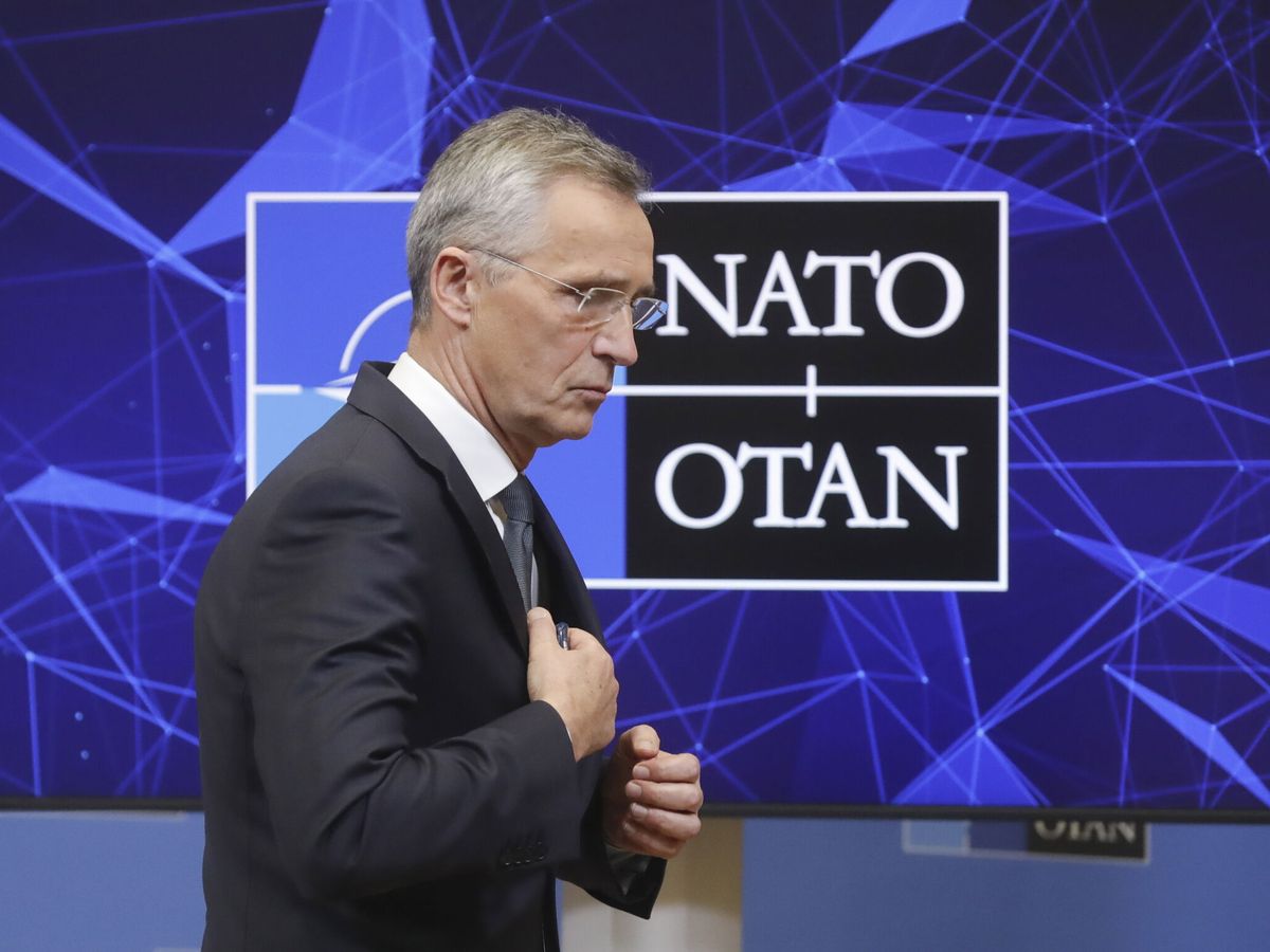 Foto: El secretario general de la OTAN, Jens Stoltenberg, esta mañana. (Reuters/Yves Herman)
