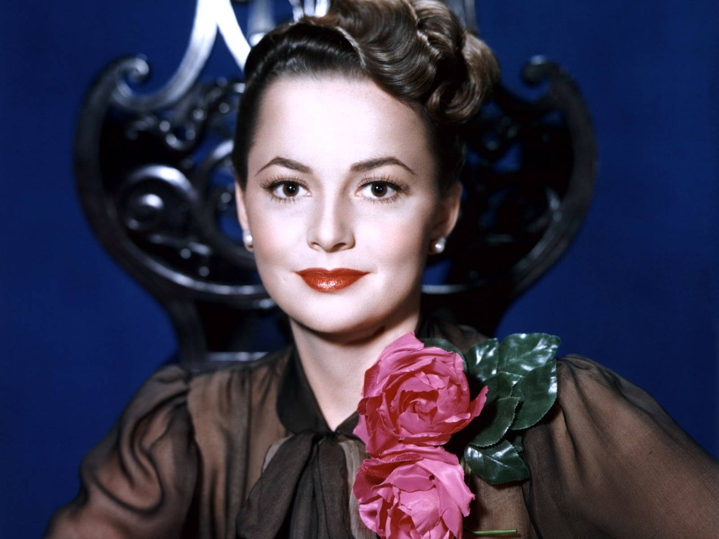 Olivia de Havilland, en un retrato.