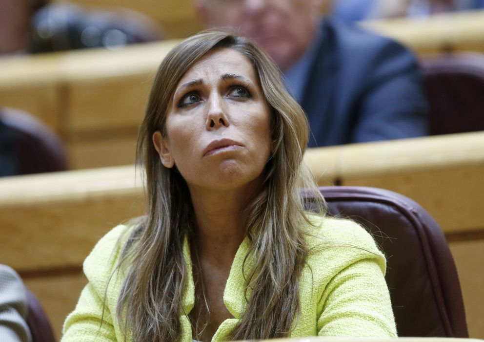 Foto: Alicia Sánchez-Camacho, en el Senado. (Efe)