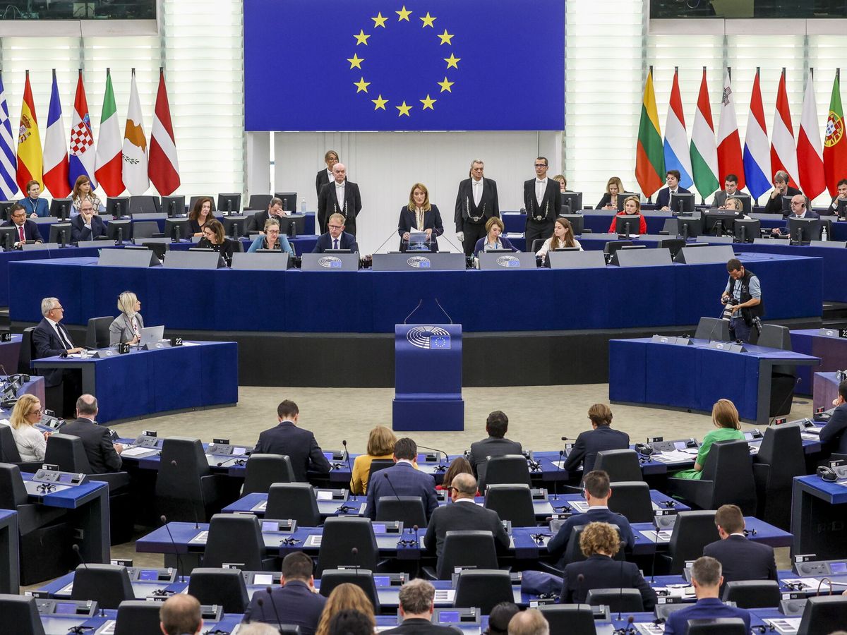 Foto: Sesión plenaria de la Eurocámara en Estrasburgo. (EFE)