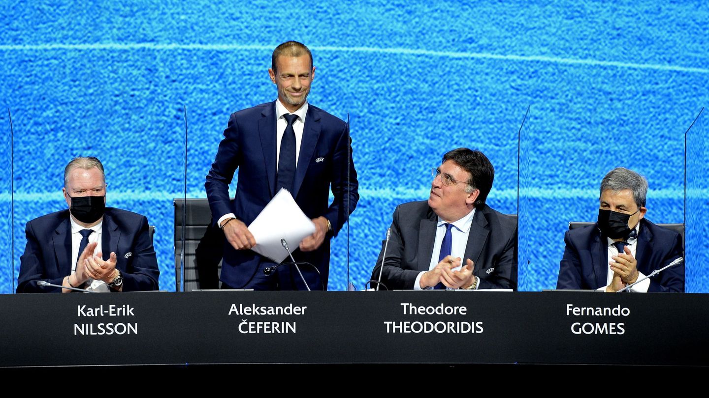 Congreso de la UEFA, el pasado 20 de abril. (REUTERS)