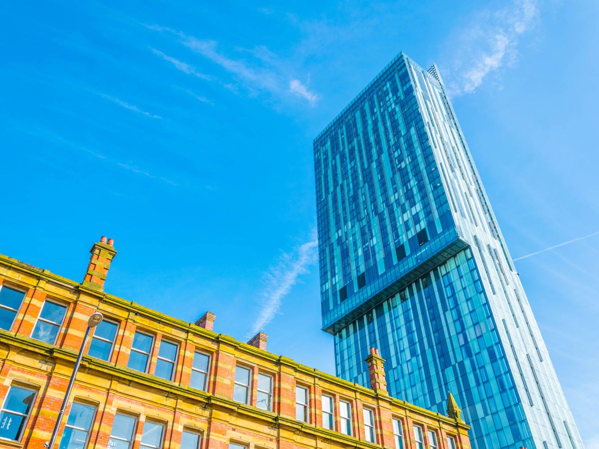 Foto: Imagen de la Torre Beetham en Manchester (Fuente: iStock)