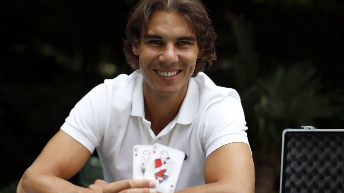 Rafael Nadal se estrena en el póquer en directo contra el exfutbolista Ronaldo