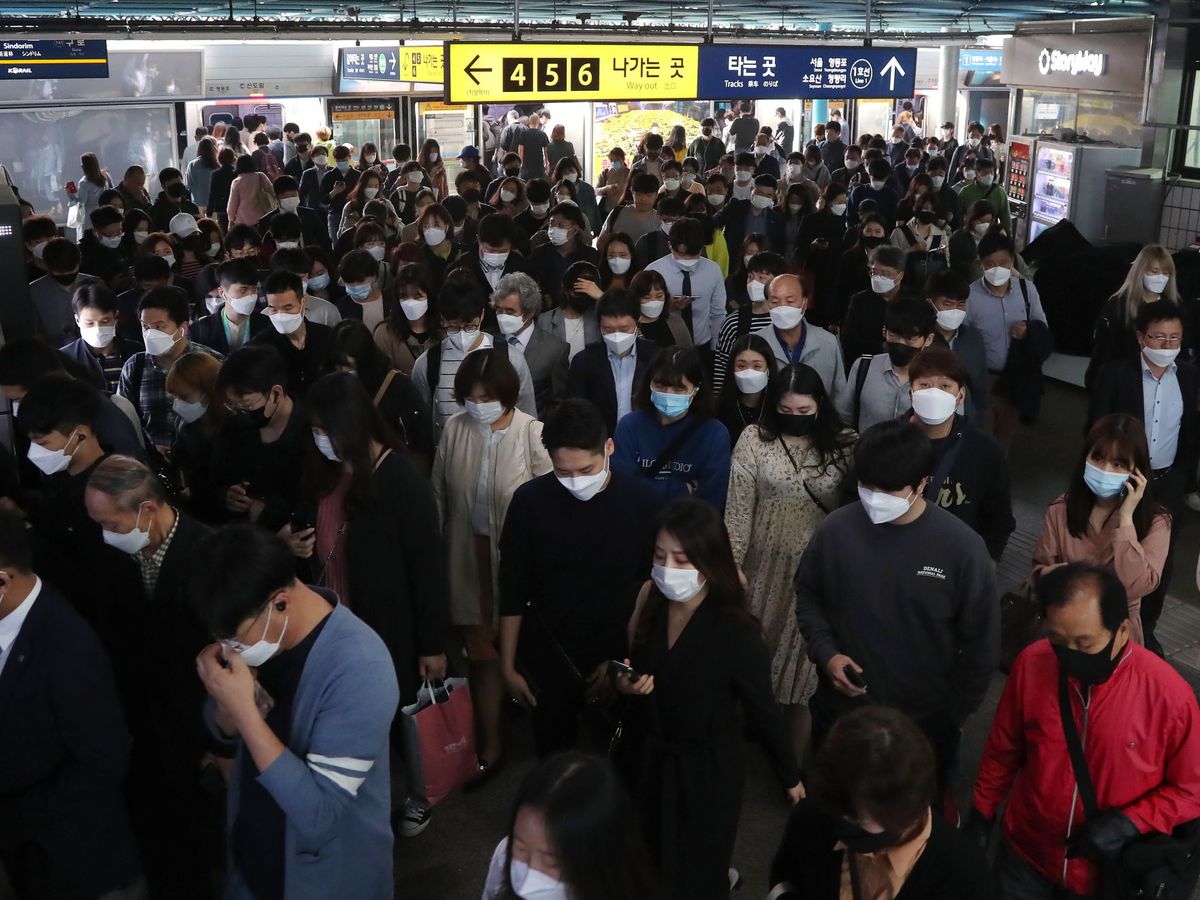 Foto: Estación de tren en Seúl, Corea del Sur (EFE)