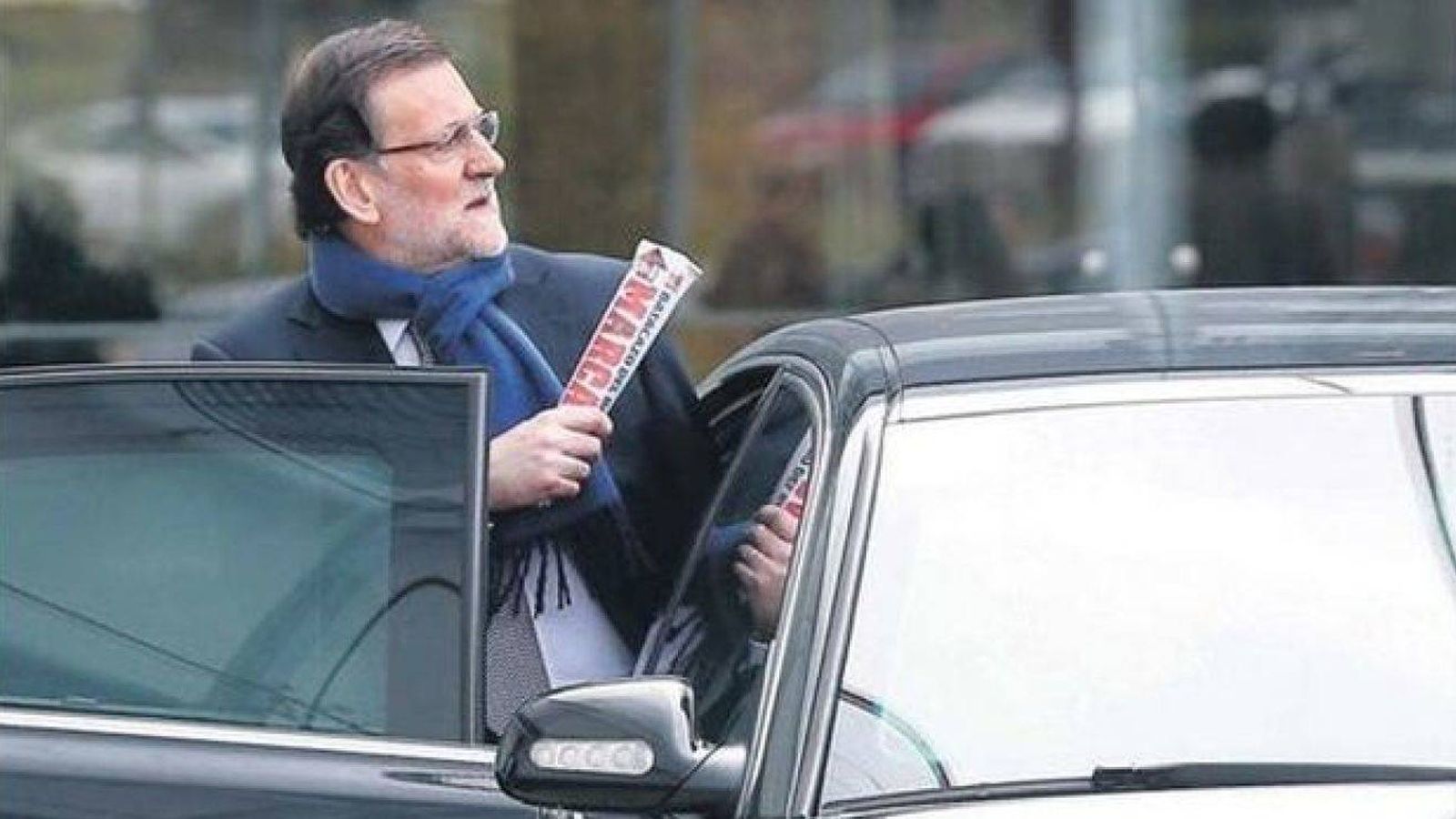 Foto: Mariano Rajoy, presidente del Gobierno y lector fiel del 'Marca'