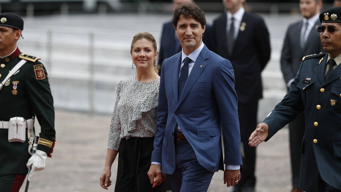Justin Trudeau y su mujer, Sophie Grégoire. (Gtres)