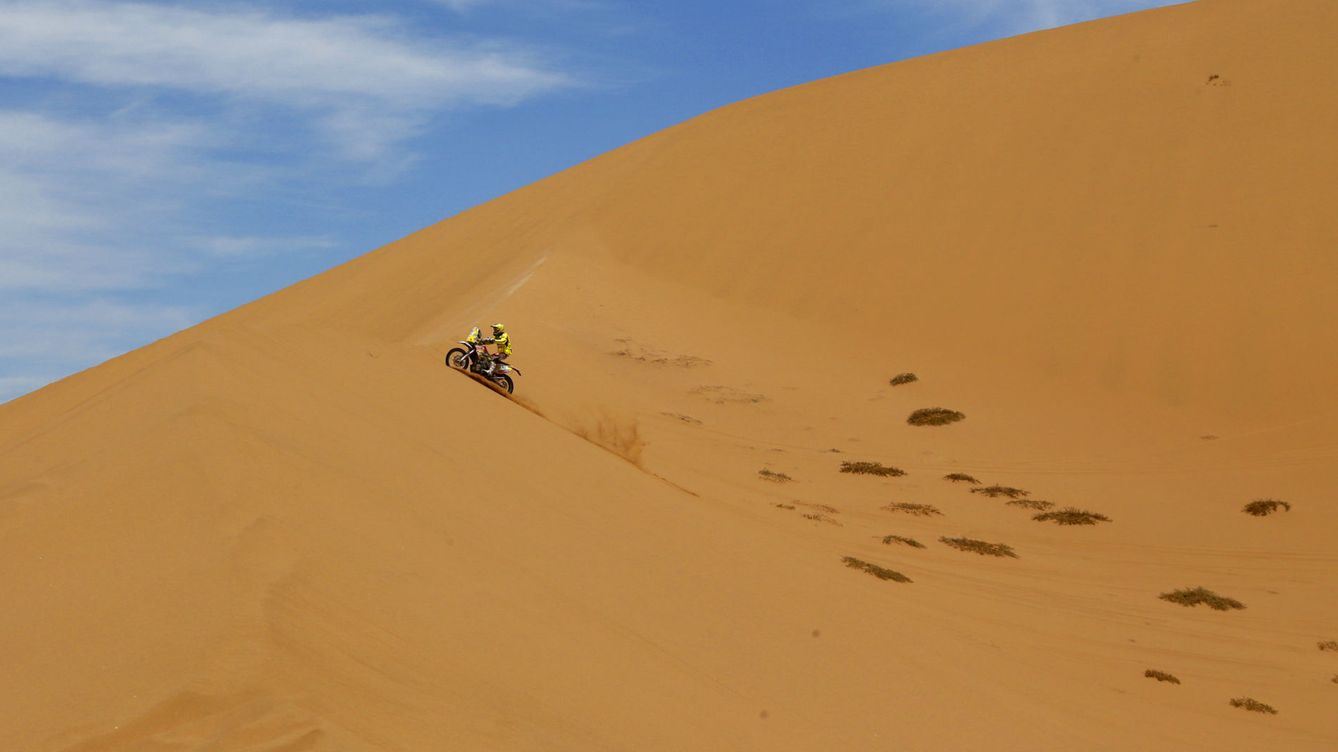 Foto: Las dunas de Fiambalá serán protagonistas en la décima etapa (Jacky Naegelen/Reuters)