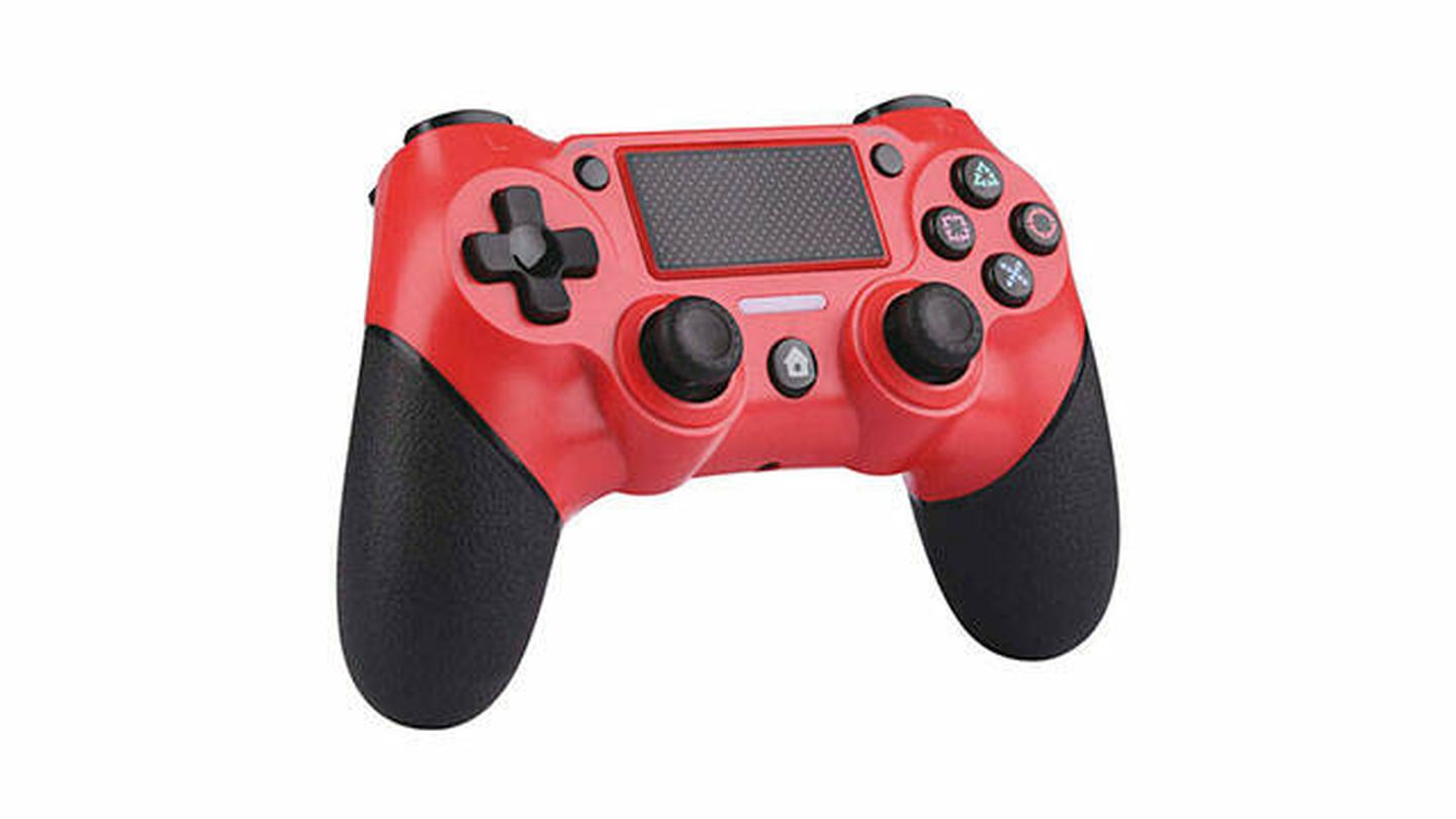 Mando Nuwa PS4 inalámbrico en rojo