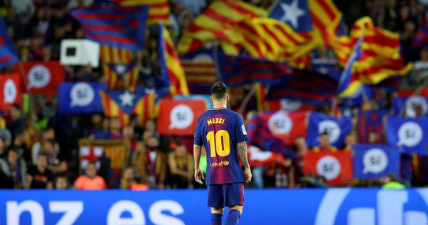 Foto: Messi, durante un partido del Barça en el Camp Nou. (Reuters)
