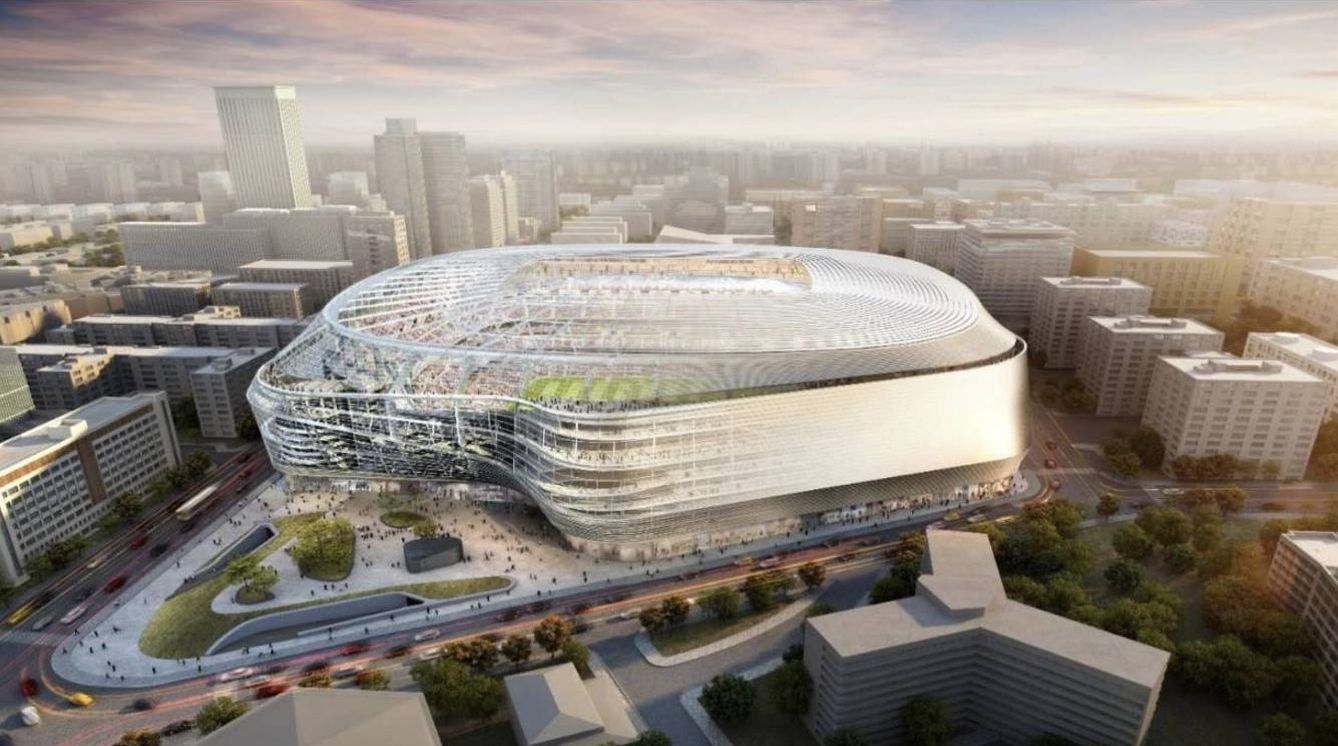 Aspecto que tendrá el Santiago Bernabéu tras la remodelación. (Foto: Ayuntamiento de Madrid)